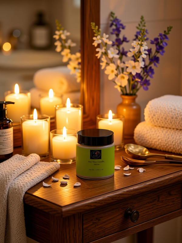 Soy Wax Candle, Moss
