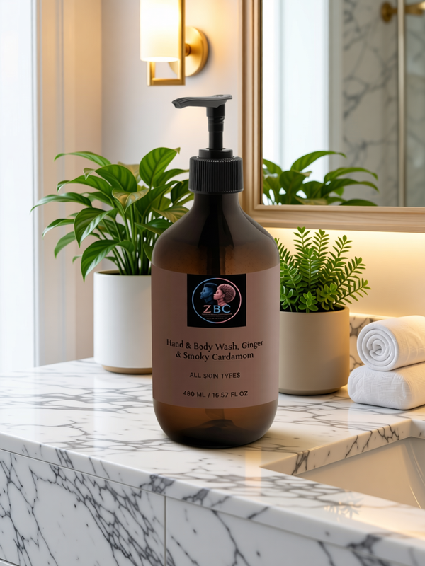 Hand & Body Wash, Ginger & Smoky Cardamom